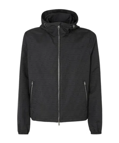 Fendi Long-sleeve Jacket In Black