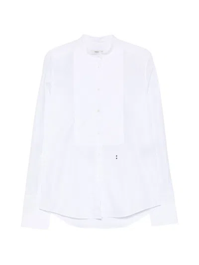Fendi Long-sleeved White Cotton Shirt
