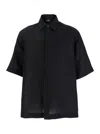 Fendi Ff Shirt In Black