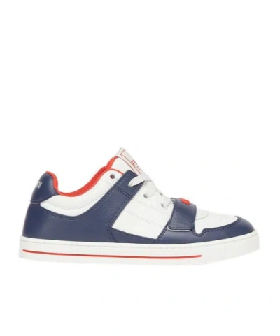 Fendi Low-cut Casual Sneakers In White