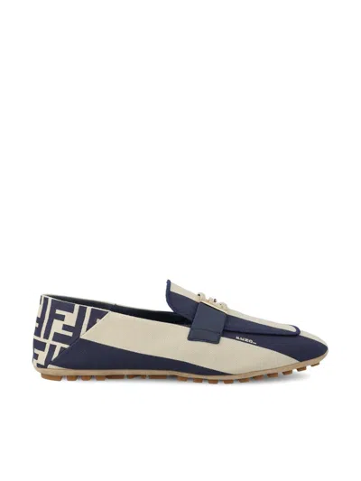 Fendi Low Shoes In Bei.midnight+bei.mid