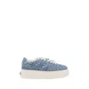 Fendi Low-top Sneakers With Contrast Stitching And Platform Sole