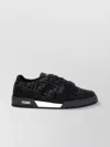 Fendi Low-top Round Toe Rubber Sole Sneakers