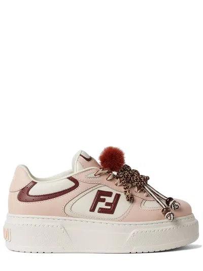 Fendi Low Top Sneaker In Pink