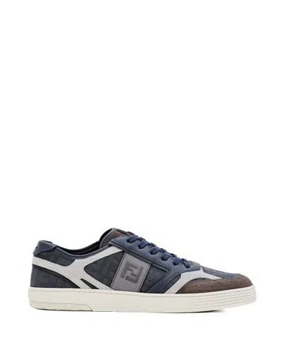 Fendi Low Top Sneakers In Grey