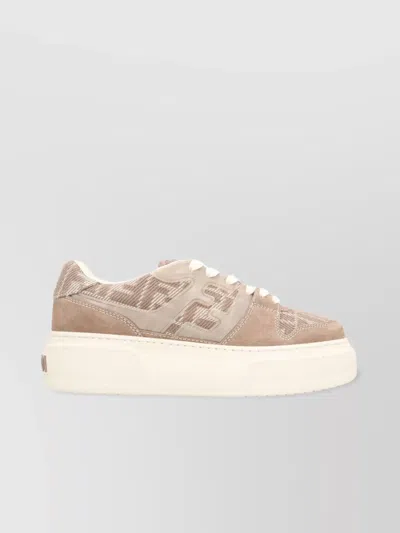 Fendi Low-top Sneakers With Embossed Ff Motif