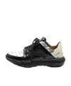 Fendi Low-top Sports Shoes Made Of Color-matching Fabric In Black