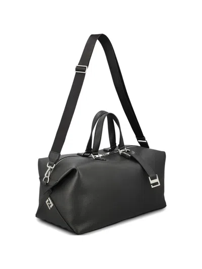 Fendi Lui 45 Leather Duffel Bag In Black