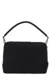 Fendi Large Lui Ff-pattern Messenger Bag In Black
