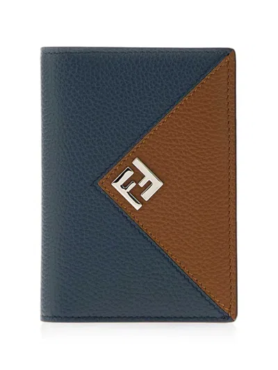 Fendi Lui Leather Card Holder In Multi