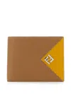 Fendi Lui Leather Wallet In Brown