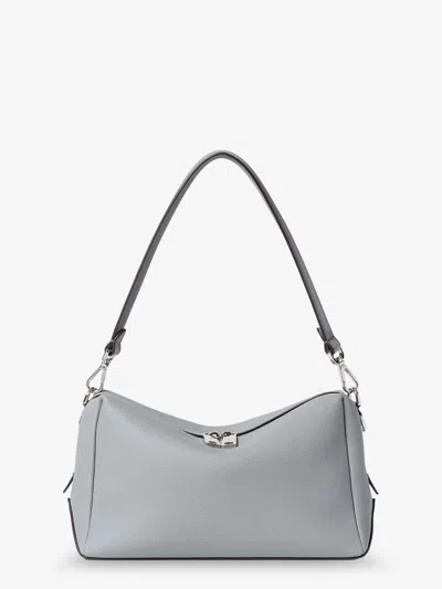 Fendi Lui Medium Leather Crossbody Bag In Gray