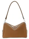 Fendi Medium Shoulder Bag With Adjustable Strap And Metal Hardware In Brown