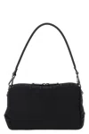 Fendi Lui Medium Squared Ff Shoulder Bags Black In Black