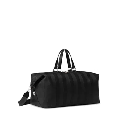 Fendi Lui Striped Tote Bag In Black
