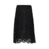 Fendi Gonna Lace Macrame In Black