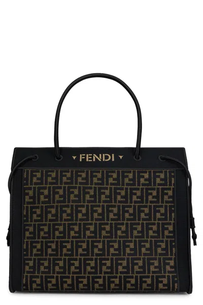 Fendi Magic Shopper Handbag In Brown