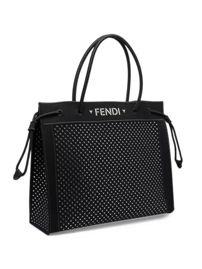 Fendi Magic Shopper Large In Black