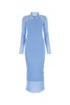 Fendi Light-blue Silk Blend Dress In F1m29