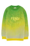 Fendi Maglia In Giallofluomulticol