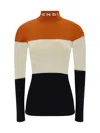 Fendi Logo-intarsia Colour-block Jumper