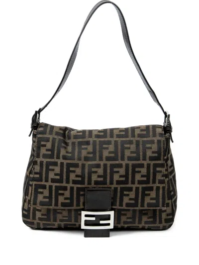 Pre-owned Fendi Mama Forever Shoulder Bag In Brown