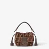 Fendi Tobacco Mamma Baguette Shoulder Bag In Brown