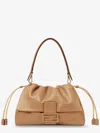 Fendi Mamma Baguette Large In Sand