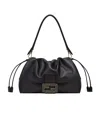 Fendi Black Mamma Baguette Large Bag In Black