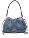 Fendi Mamma Baguette Medium Nappa Leather Bag In Blue