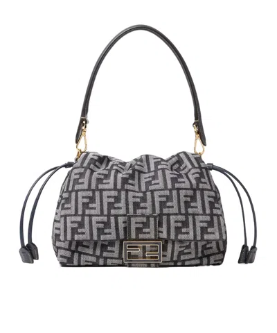 Fendi Mamma Baguette Medium In Black