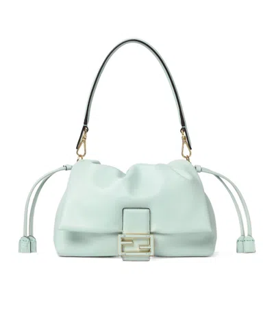 Fendi Mamma Baguette Medium In Green