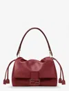 Fendi Women Mamma Baguette Medium Leather Crossbody Bag In Red