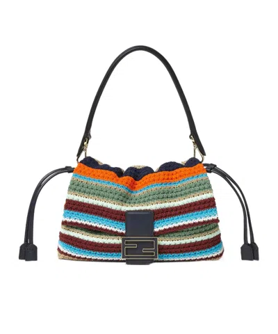 Fendi Mamma Baguette Medium In Multi