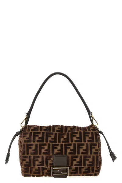 Fendi 'mamma Baguette' Medium Shoulder Bag In Brown