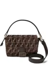 Fendi Mamma Baguette Medium Velvet Bag Women In Burgundy