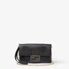 Fendi Mamma Baguette Clutch Bag Chain Wristlet In Black