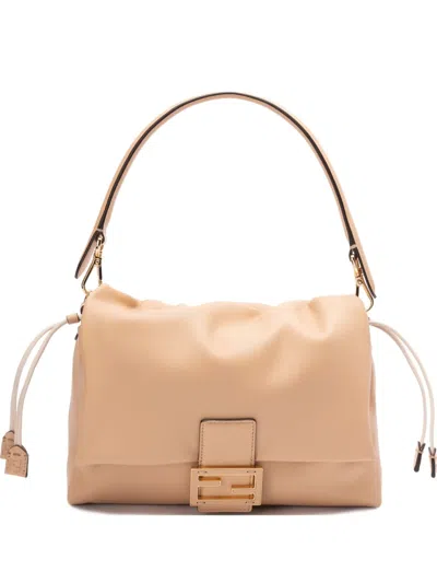 Fendi Mamma Baguette Shoulder Bag In Pink & Purple