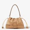 Fendi Mamma Baguette Large In Brown