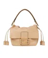 Fendi Mamma Baguette Small Handbag In Light Pink