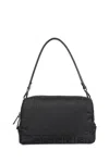 Fendi Men Lui Nylon Messenger Bag In Black
