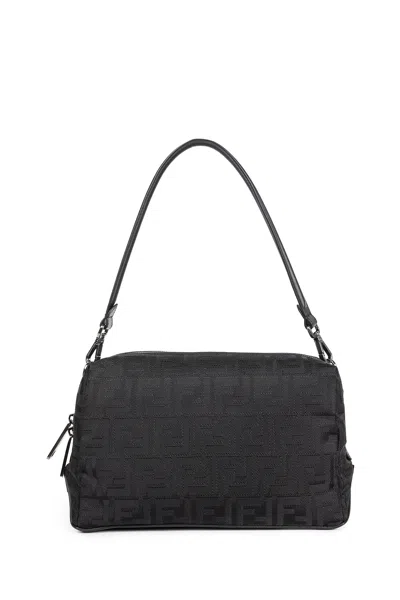 FENDI MAN BLACK FANNY PACKS