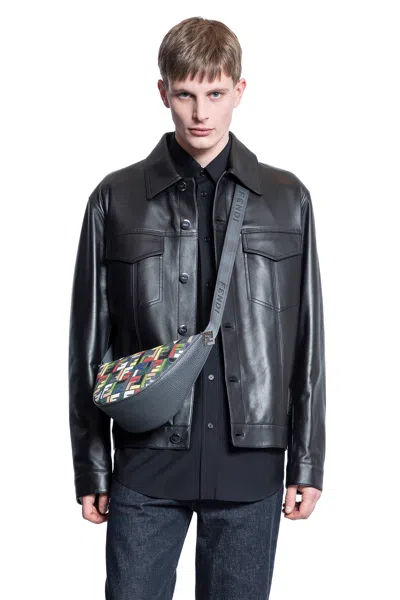 Fendi Man Black Jackets