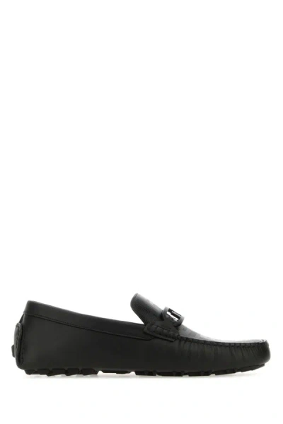 Fendi O&#039; Lock Loafers In Black