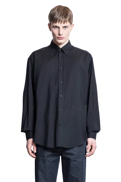 FENDI CAMICIA IN LANA LEGGERA CON BOTTONI