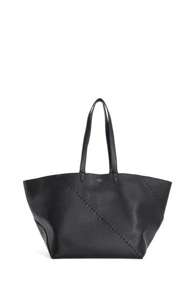 Fendi Man Black Tote Bags