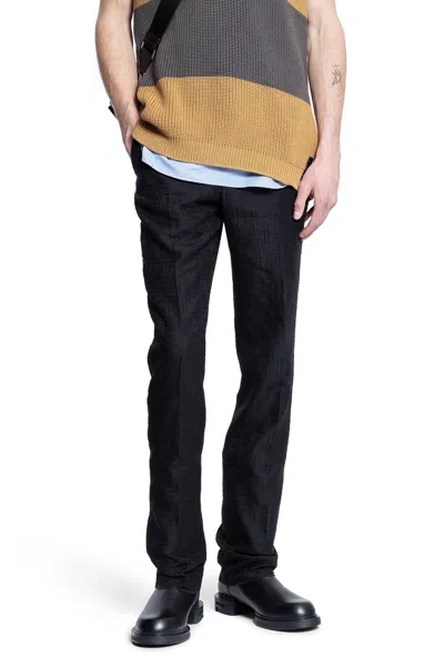 Fendi Man Black Trousers