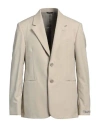 Fendi Men Single-breasted Blazer In Beige