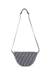 Fendi Man Blue Crossbody Bags In Blue