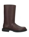 Fendi Man Boot Dark Brown Size 9 Calfskin